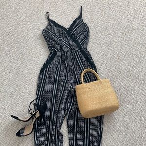 Black/white pattern Romper